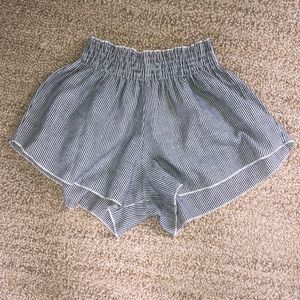 Brandy Melville Striped Flowy Shorts